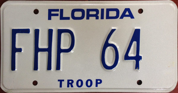 Florida license plate image