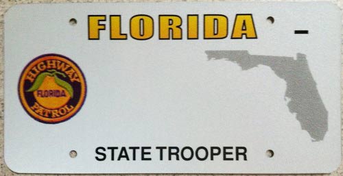 Florida license plate image