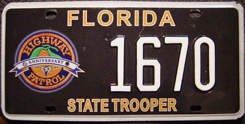 Florida license plate image