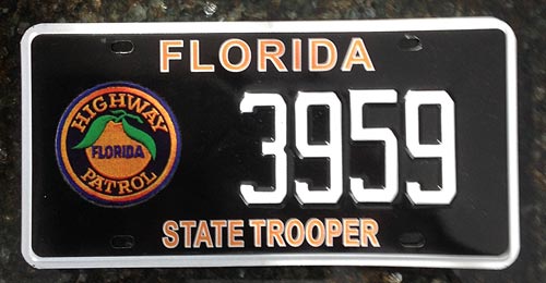 Florida license plate image