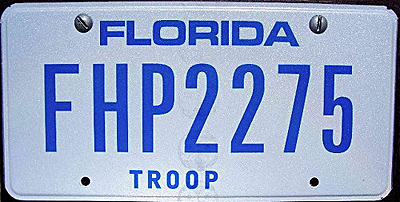 Florida license plate image