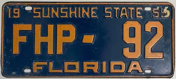 Florida license plate image