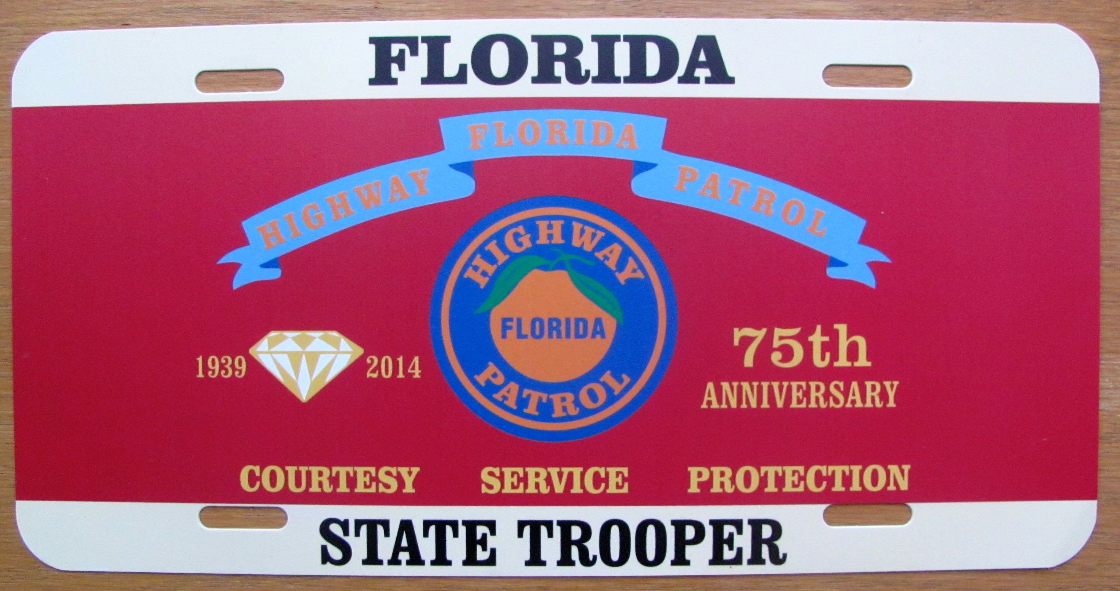 Florida license plate image