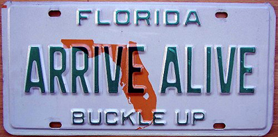 Florida license plate image