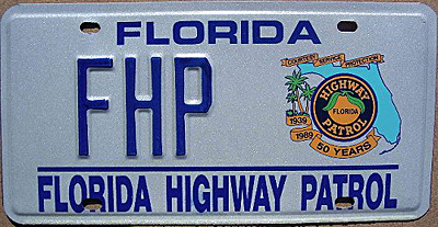 Florida license plate image