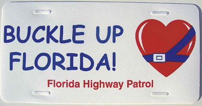 Florida license plate image