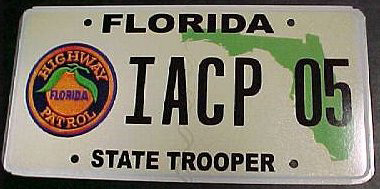 Florida license plate image