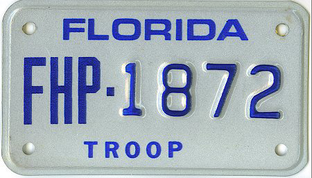 Florida license plate image