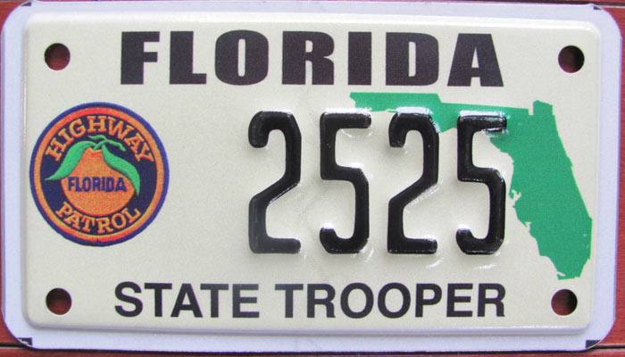 Florida license plate image