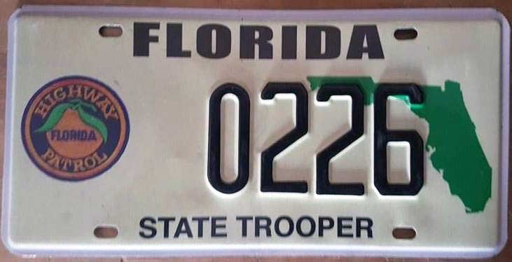 Florida license plate image