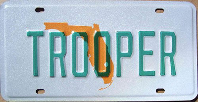 Florida license plate image