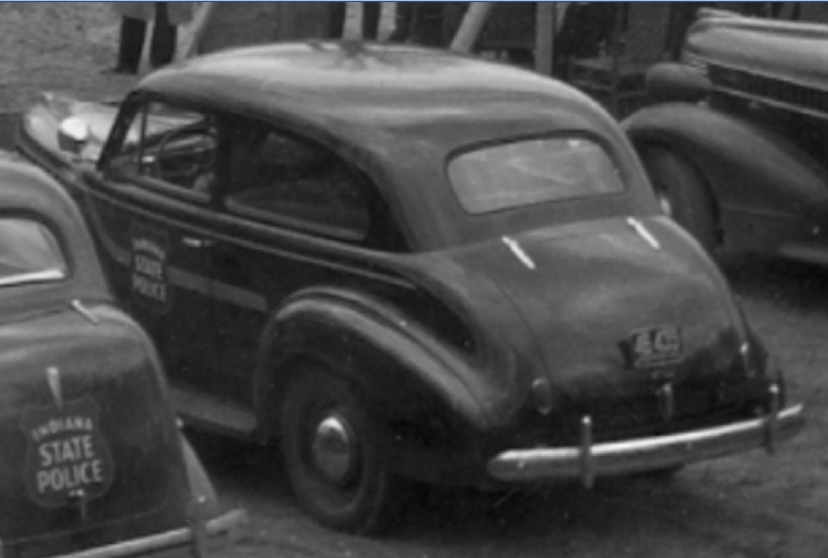 Indiana 1940 police car