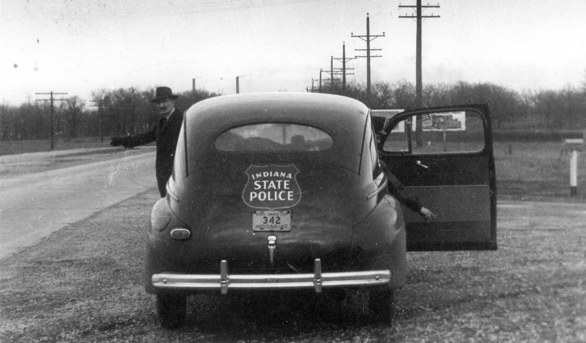 Indiana 1942 police car