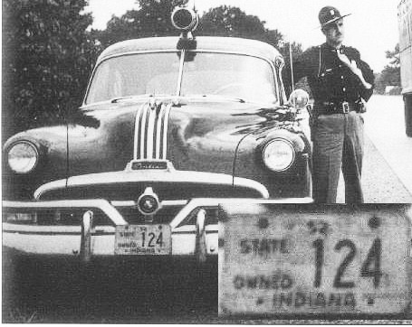 Indiana police car