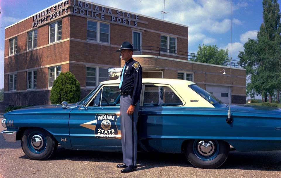 Indiana police car