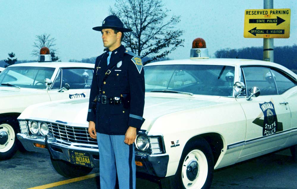 Indiana police car