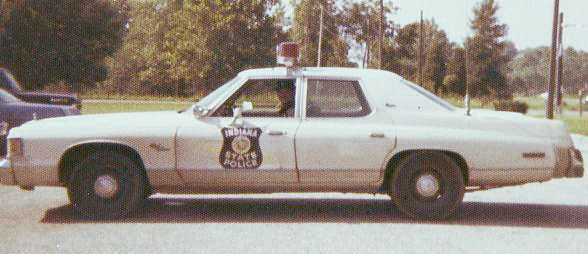 Indiana police car