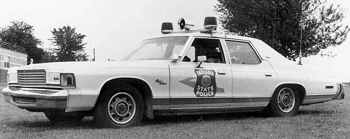 Indiana police car