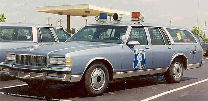 Indiana police car