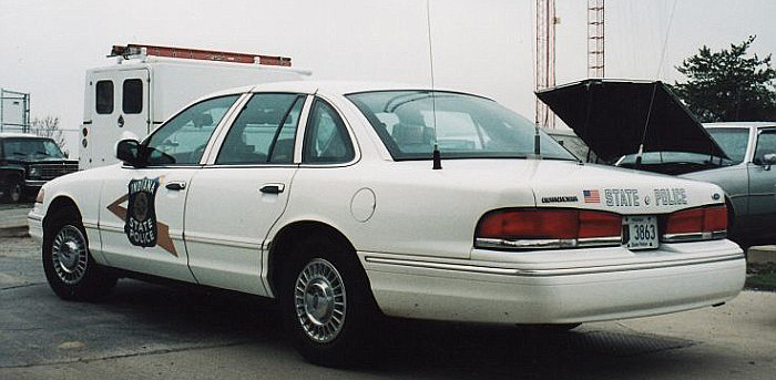 Indiana police car