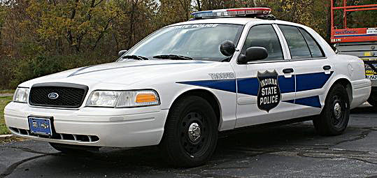 Indiana police car 