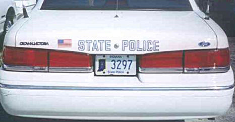 Indiana police car 