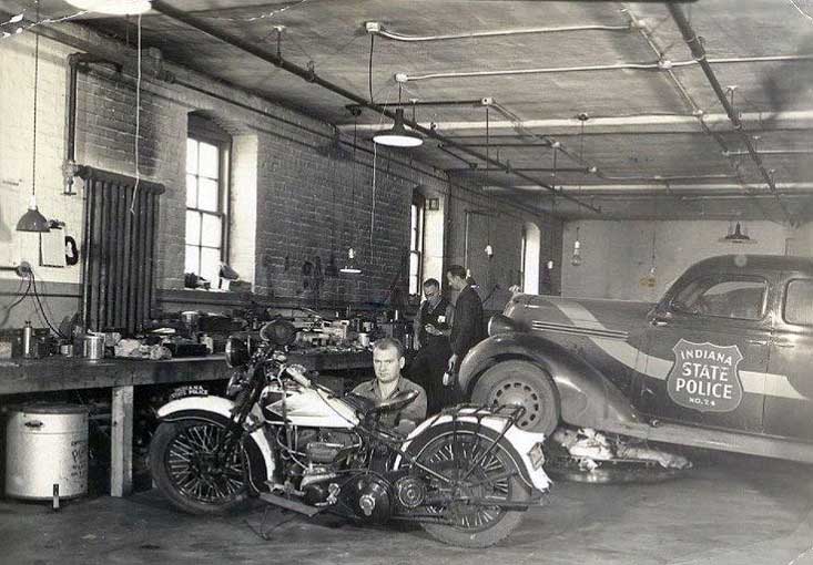 Indiana police car