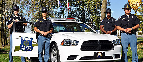 Indiana police car 