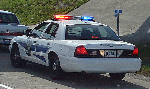 Indiana police car