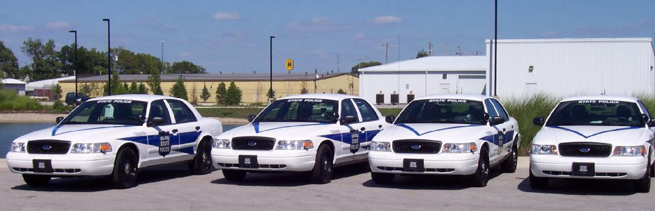 Indiana police car 