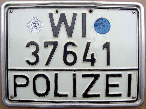 Wiesbaden Police motorcycle