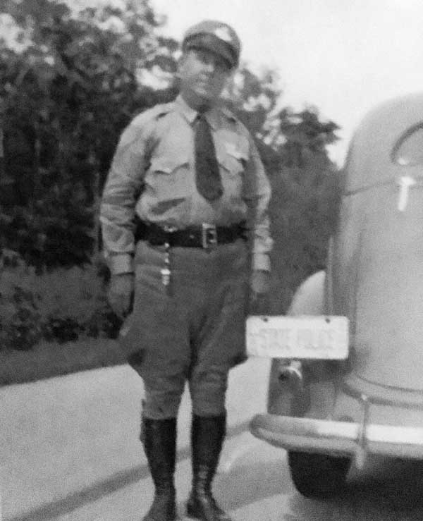 Louisiana 1936 police license plate