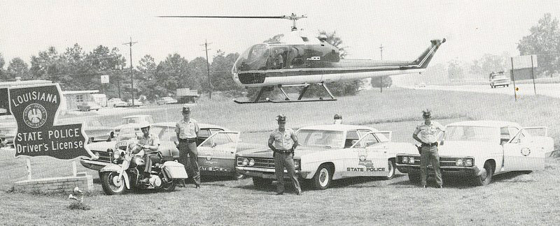 Louisiana  police license plate