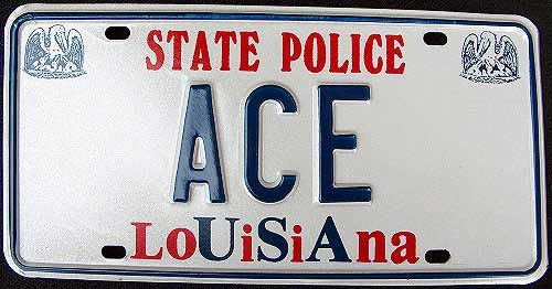 Louisiana license plate image