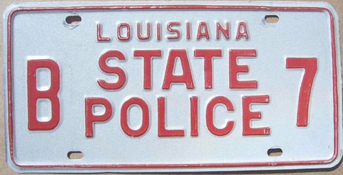 Louisiana license plate image