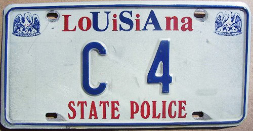 Louisiana license plate image