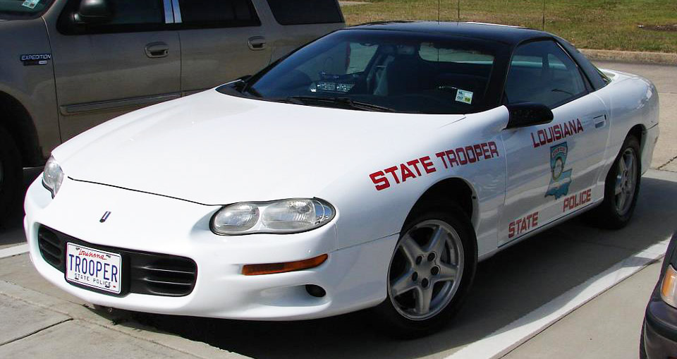 Louisiana  police license plate