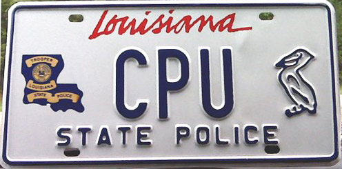 Louisiana license plate image