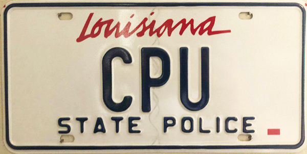 Louisiana license plate image