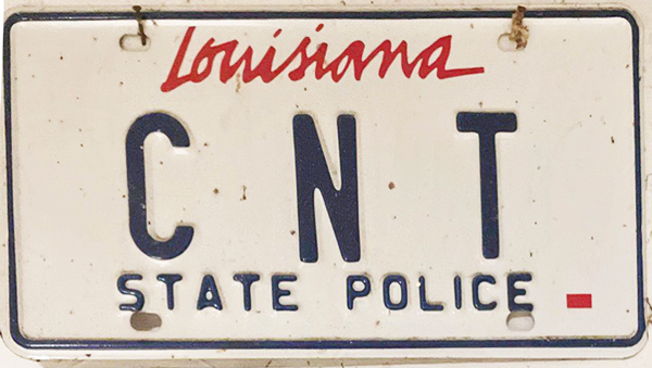 Louisiana license plate image