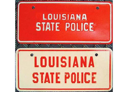 Louisiana license plate image