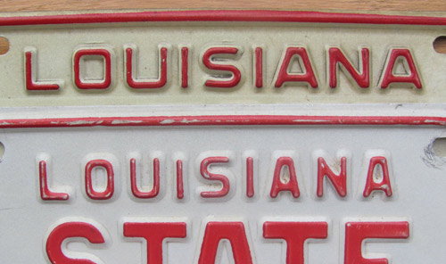 Louisiana license plate image