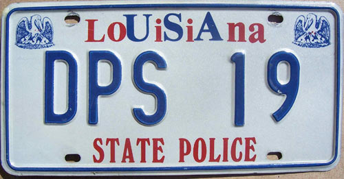 Louisiana license plate image