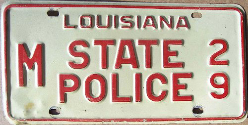 Louisiana license plate image