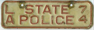 Louisiana license plate image