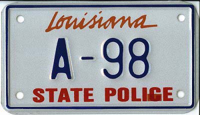 Louisiana license plate image