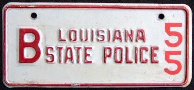 Louisiana license plate image