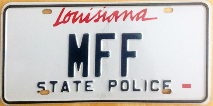 Louisiana license plate image