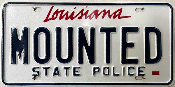 Louisiana license plate image