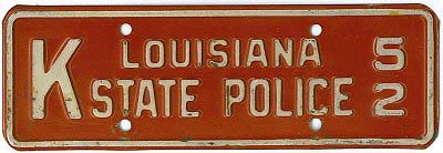 Louisiana license plate image